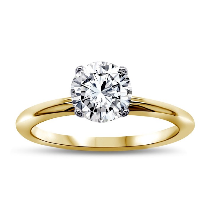 Blossom 9ct Gold Lab Grown Diamond Solitaire Ring - 2.05ct - L40131