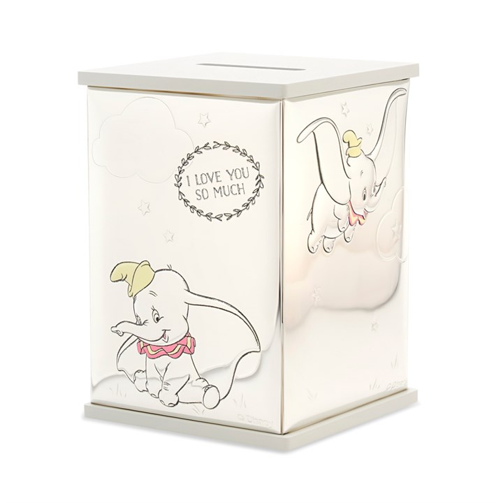 Disney Magical Beginnings Silver Plated Dumbo Money Box - P1149