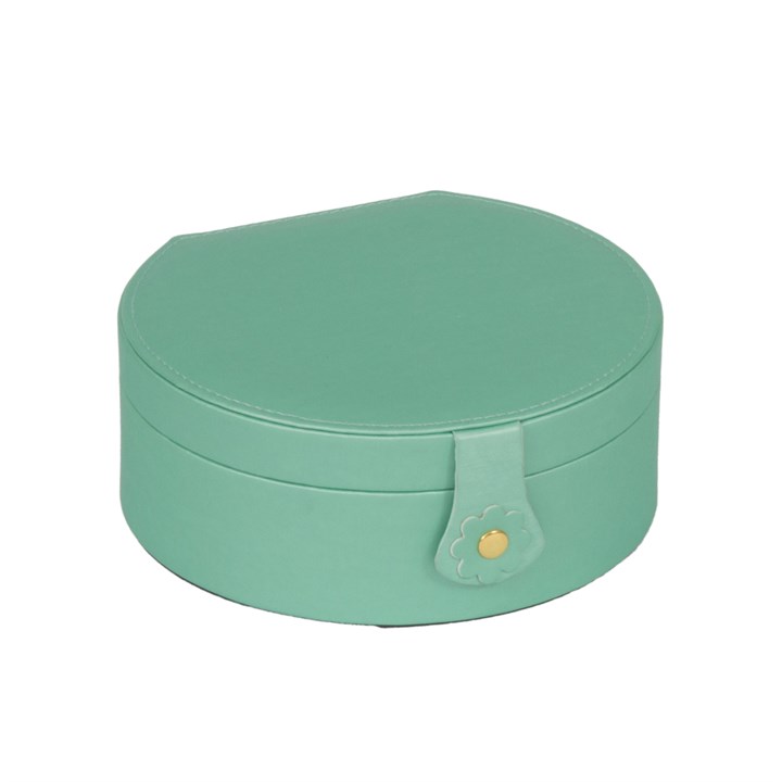 Sea Green Jewel Box With Tray - P55204