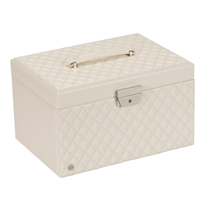 Ivory Cross Stitch Jewellery Box - P55205