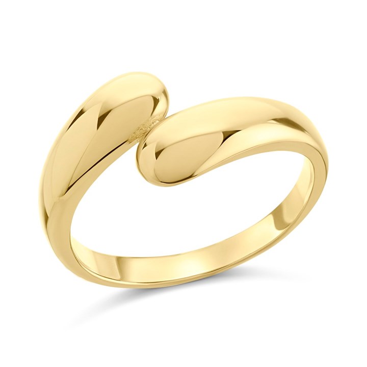 9ct Gold Bypass Ring - R1925
