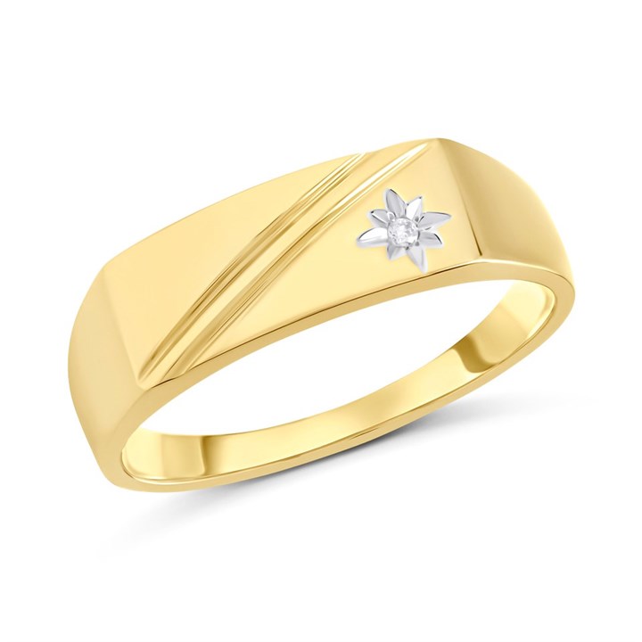 9ct Gold Diamond Ring - R4011