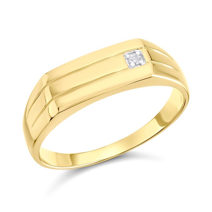 9ct Gold Diamond Ring - R4012