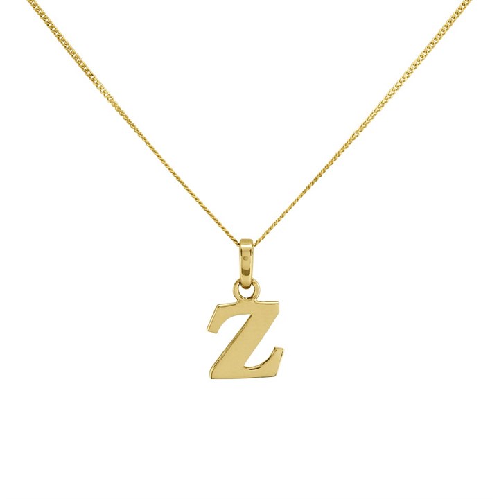 9ct Gold Initial Z Necklace - R50146