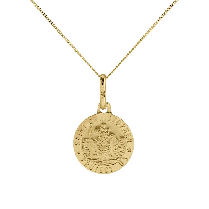 9ct Gold St. Christopher Necklace - R8786