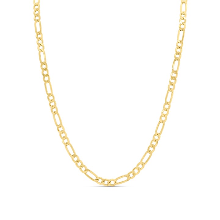9ct Gold 4.6mm Wide Figaro 20in Necklet - R9158