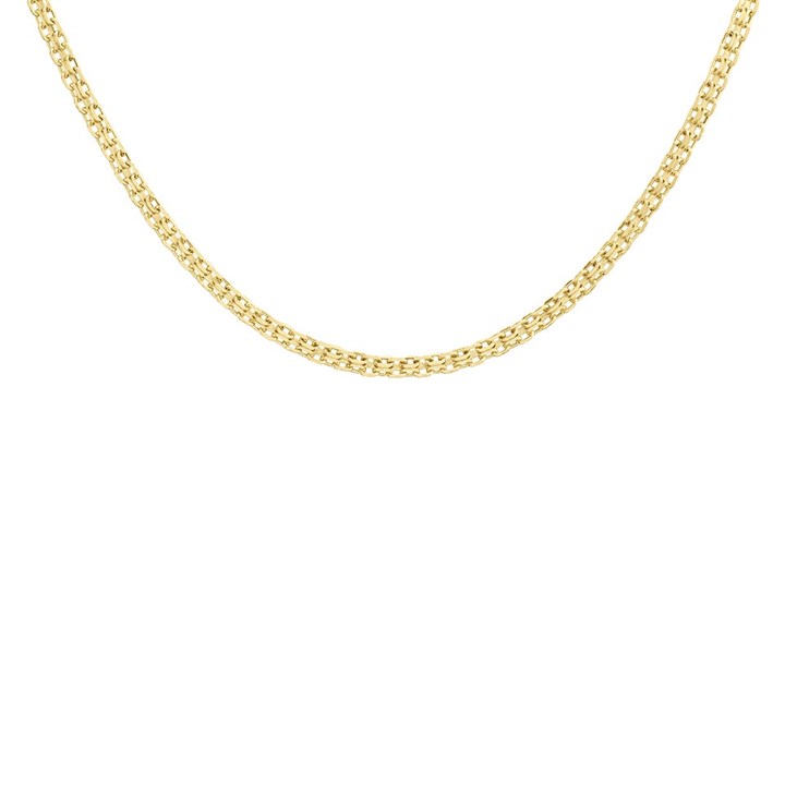 9ct Gold Double Fancy Chain - 18in - R9551