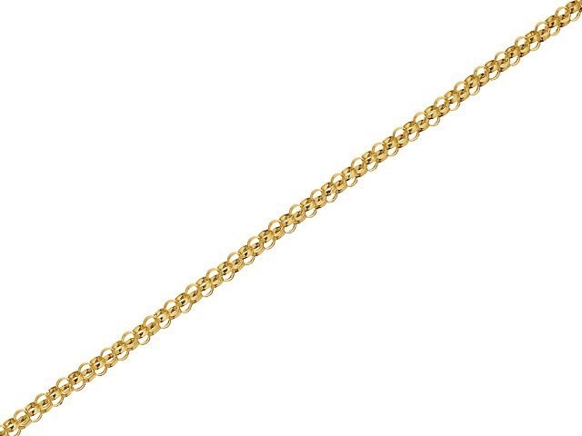 9ct Gold 1mm Wide Hollow Belcher Chain - 16in - R9818