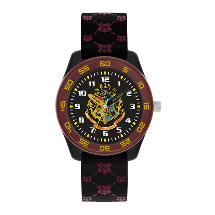 Harry Potter HP9050ARG Black Silicone Strap Watch - W01190