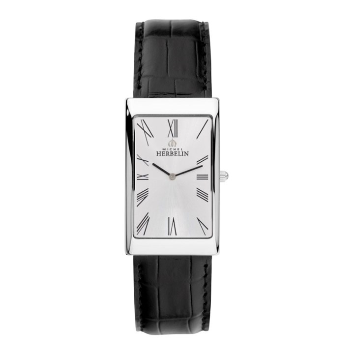 Herbelin 1162-01 Grand Palais Black Leather Strap Watch - W03134