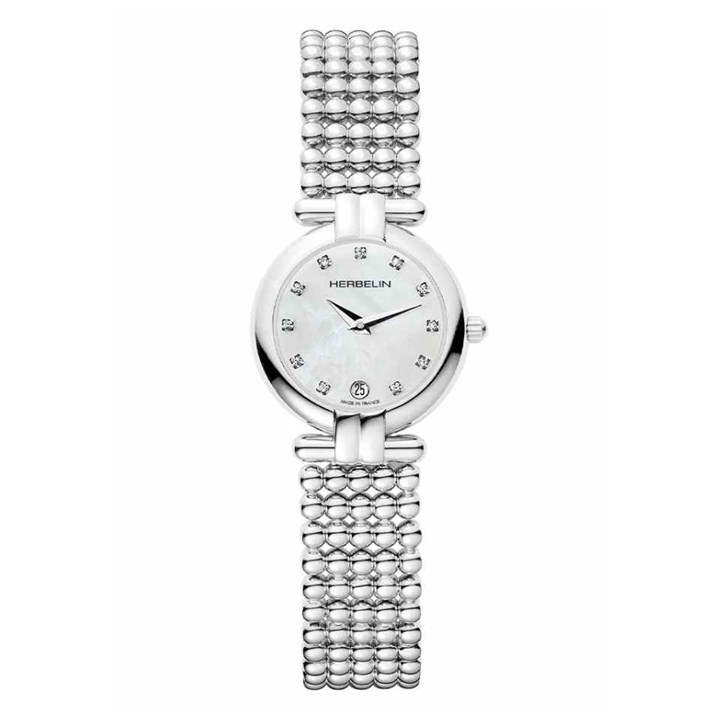 Herbelin 16873B59 Perle Beaded Bracelet Watch - W03146