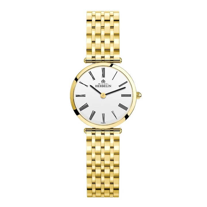 Herbelin 17116-BP01N Epsilon Gold Tone Bracelet Watch - W03152