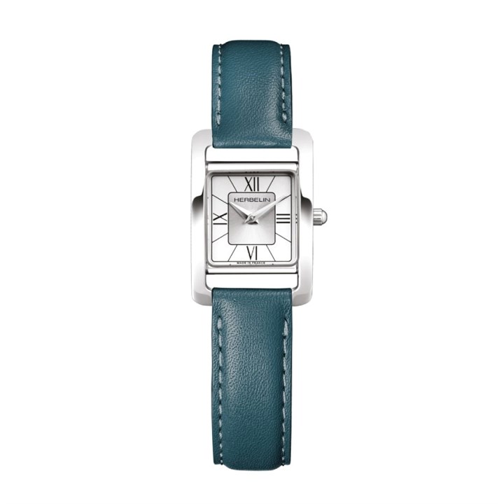 Herbelin 17437AP08BV Veme Avenue Blue Leather Strap Watch - W03154