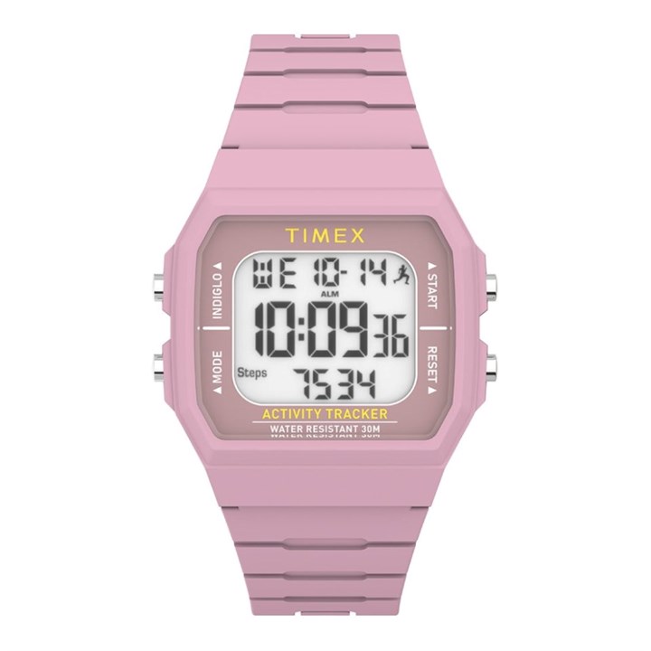 Timex TW5M55800 Sport Digital Pink Resin Activity Tracker Watch - W04199
