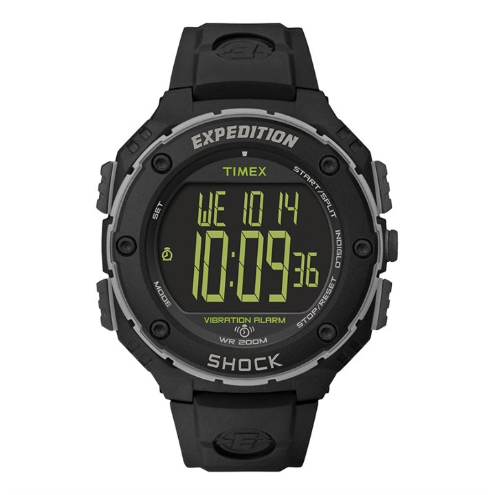 Timex T49950 Expedition Shock Chronograph Black Resin Strap Watch - W04210