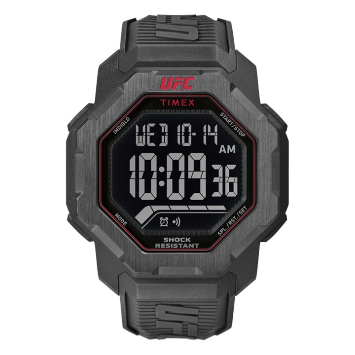 Timex TW2V88100 UFC Strength Chronograph Black Strap Watch - W04226