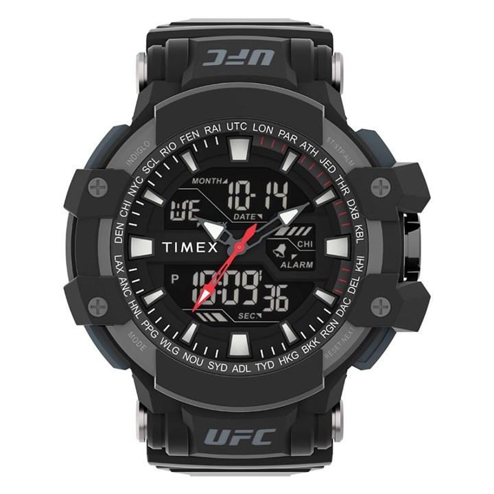 Timex TW5M51800 UFC Strength Chronograph Black Strap Watch - W04228