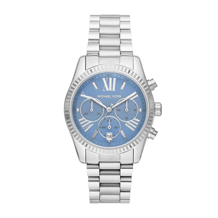 Michael Kors MK7215 Stainless Steel Blue Dial Bracelet Watch - W08112