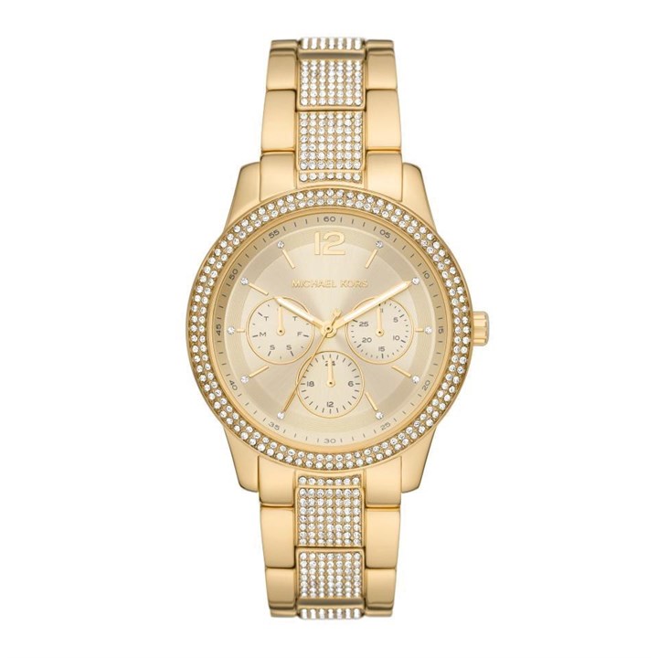Michael Kors MK7292 Gold Plated Crystal Bracelet Watch - W08114