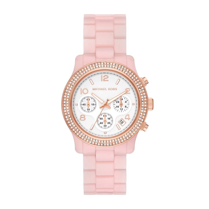 Michael Kors MK7424 Runway Blush Plastic Bracelet Watch - W08158