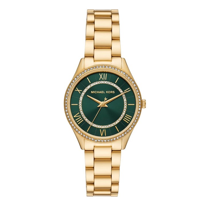 Michael Kors MK4737 Lauryn Gold Plated Bracelet Watch - W08165