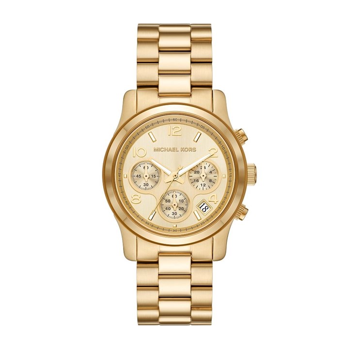 Michael Kors MK7323 Runway Chronograph Gold Tone Bracelet Watch - W08186