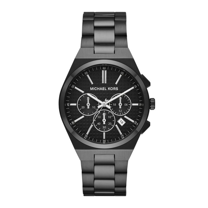 Michael Kors MK9146 Chronograph Black IP Bracelet Watch - W08197