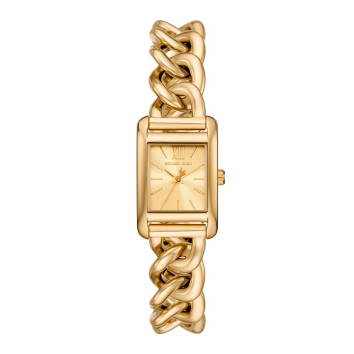 Michael Kors MKO1166 Monroe Gold Tone Chain Bracelet Watch - W08242