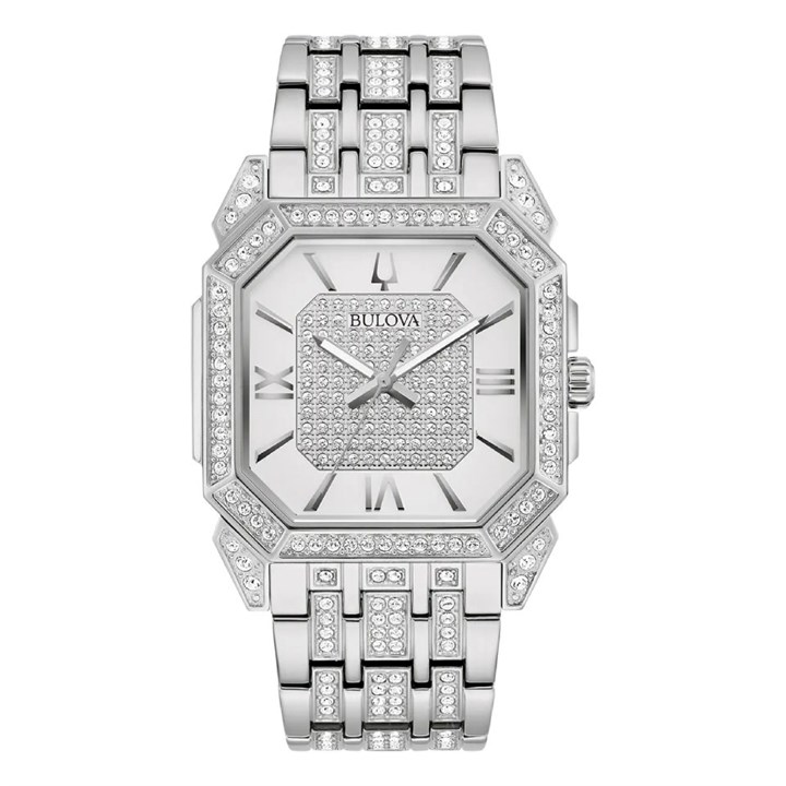 Bulova 96A285 Octava Crystal Set Bracelet Watch - W09293