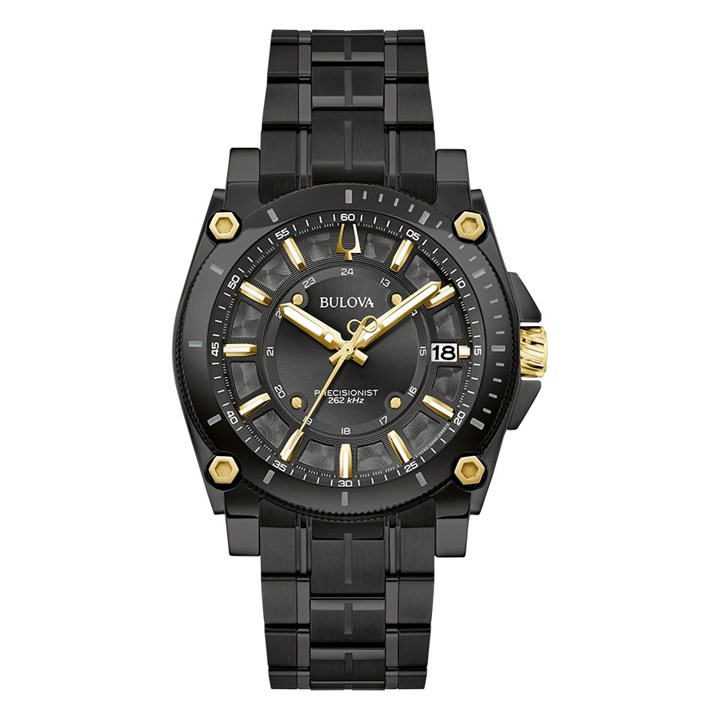 Bulova Icon 98B408 Black IP Bracelet Watch - W09370