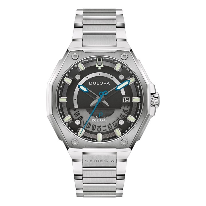 Bulova 98B456 Series X Black Dial Bracelet Watch - W09410