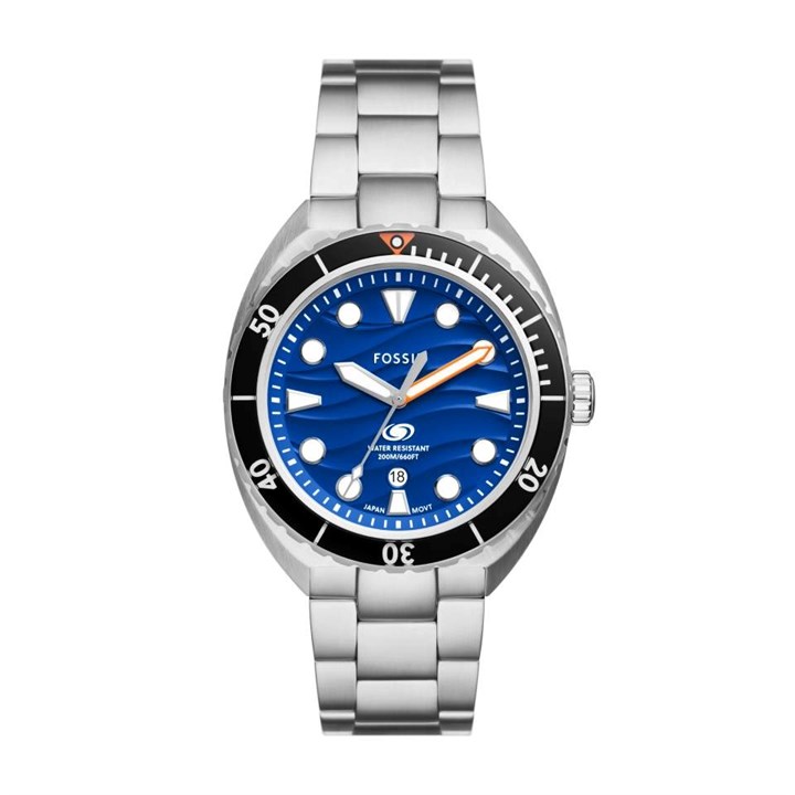 Fossil FS6064 Breaker Blue Dial Bracelet Watch - W10349