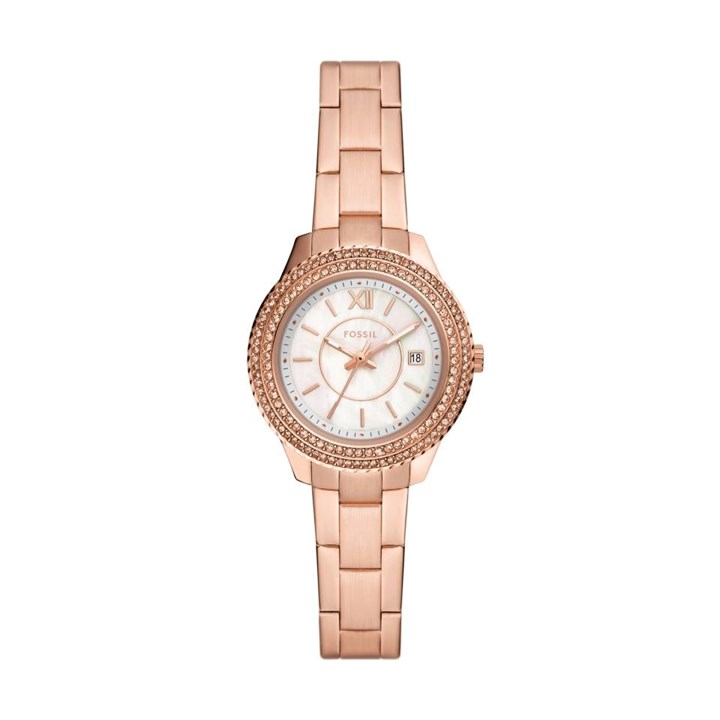 Fossil ES5136 Stella Rose Gold Plated Bracelet Watch - W10387