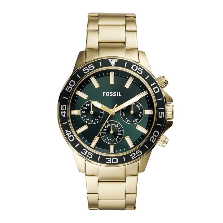 Fossil BQ2493 Bannon Green Multi Dial Bracelet Watch - W10468