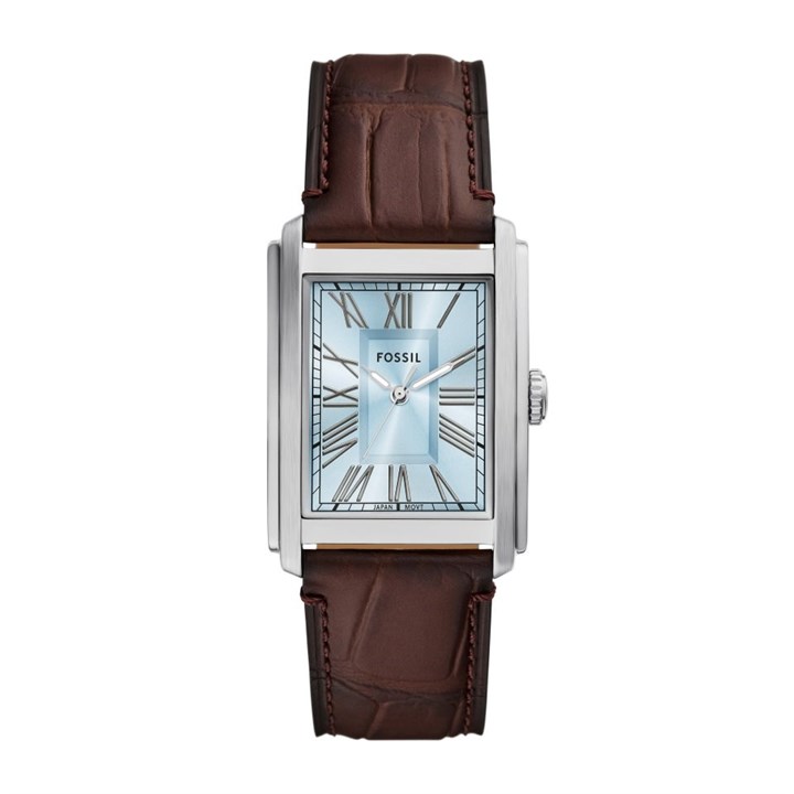 Fossil FS6110 Carraway Brown Leather Strap Watch - W10486