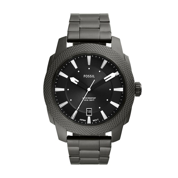 Fossil FS5970 Machine Gunmetal IP Bracelet Watch - W10532