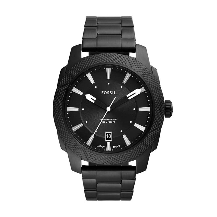 Fossil FS5971 Machine Black IP Bracelet Watch - W10533
