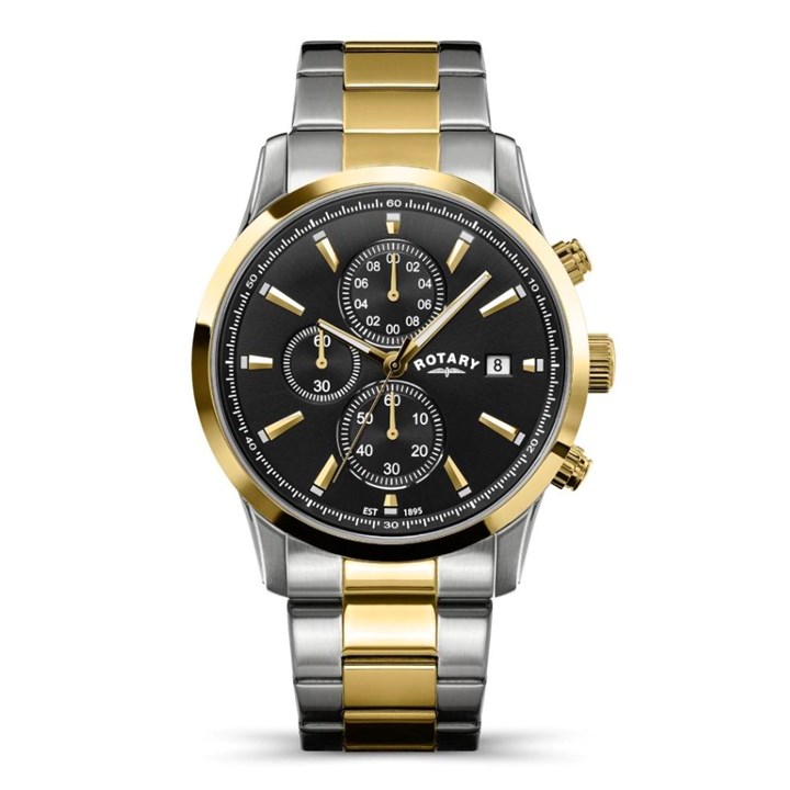 Rotary RGB10088/04 Chronograph Two Tone Bracelet Watch - W13332