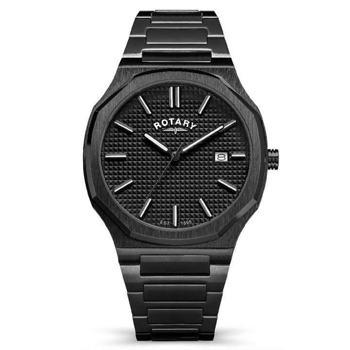 Rotary RGB10020/04 Heritage Black IP Bracelet Watch - W13341
