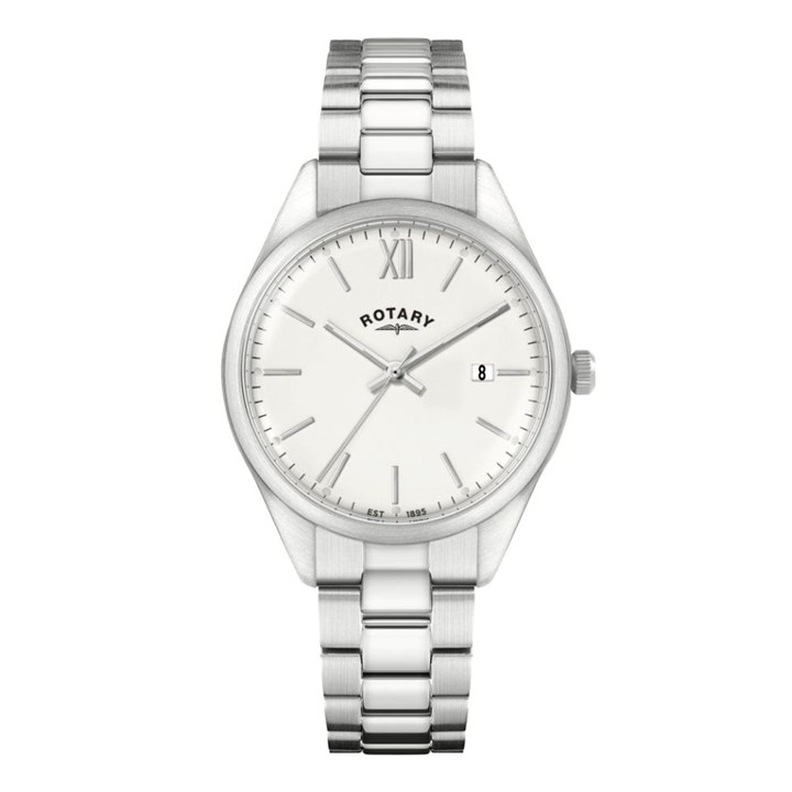 Rotary RGB10003/01 Heritage White Dial Bracelet Watch - W13344