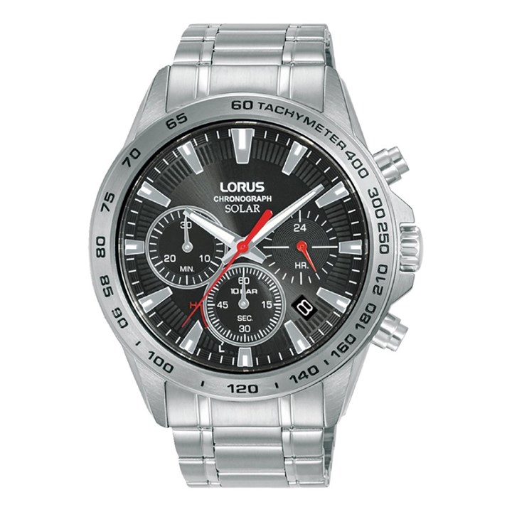 Lorus RZ501AX9 Solar Chronograph Bracelet Watch - W16284