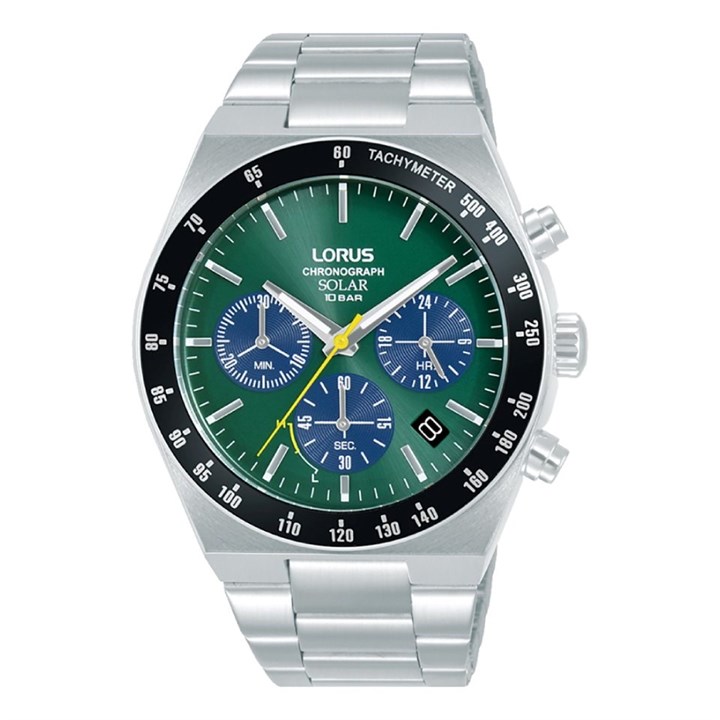 Lorus RZ523AX9 Chronograph Green Dial Bracelet Watch - W16320