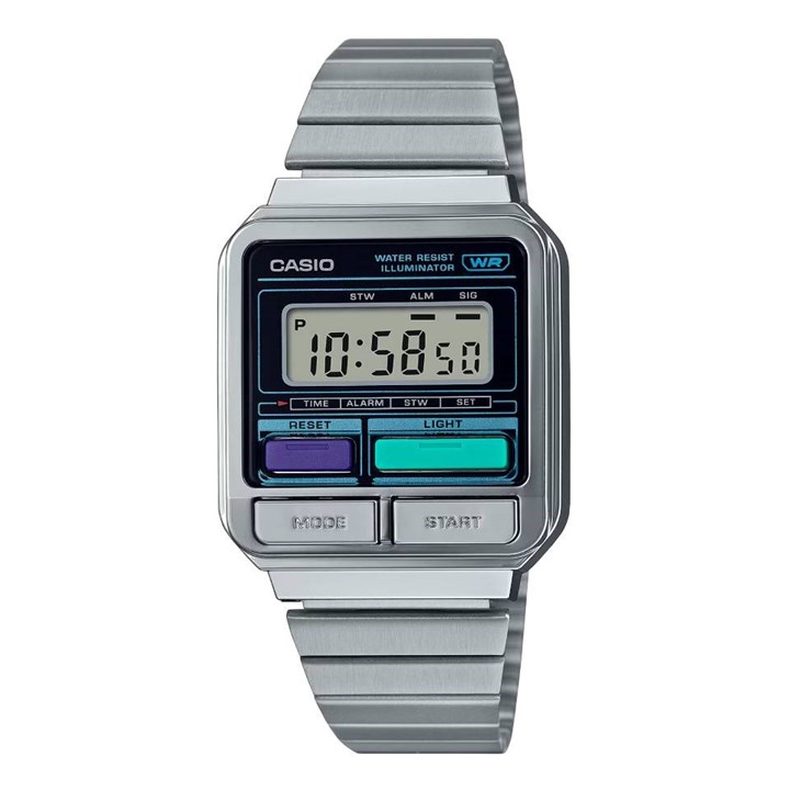 Casio Vintage A120WE-1AEF Digital Bracelet Watch - W17511