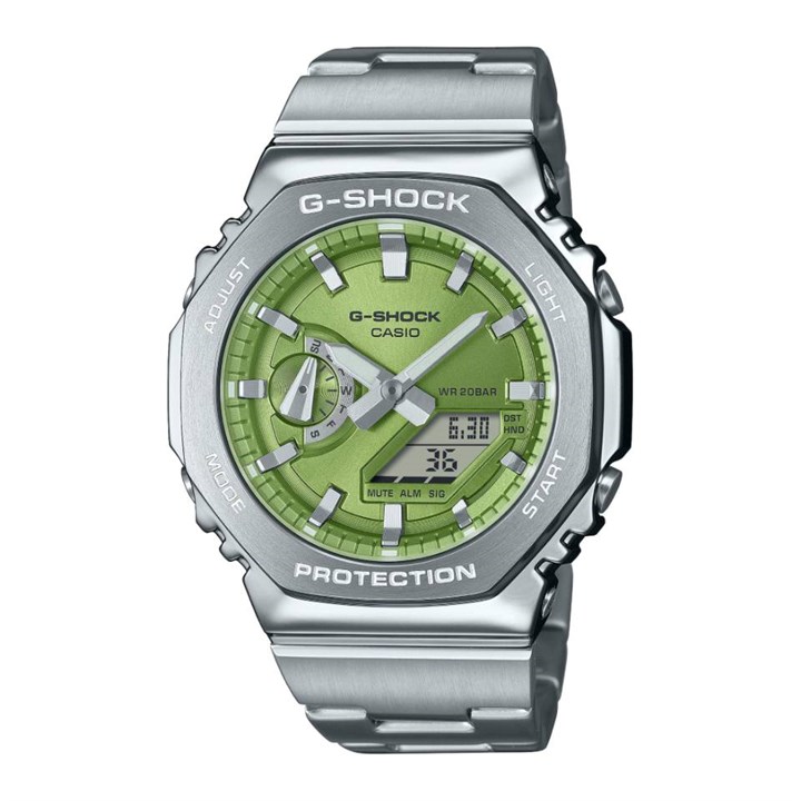 Casio G-SHOCK GM-2110D-3AER Green Dial Bracelet Watch - W17613