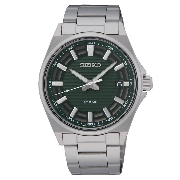 Seiko SUR503P1 Green Dial Bracelet Watch - W24137