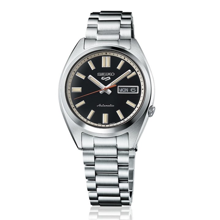Seiko 5 Sports SRPK89K1 SNXS 'Deep Black Wash' Automatic Bracelet Watch - W25434
