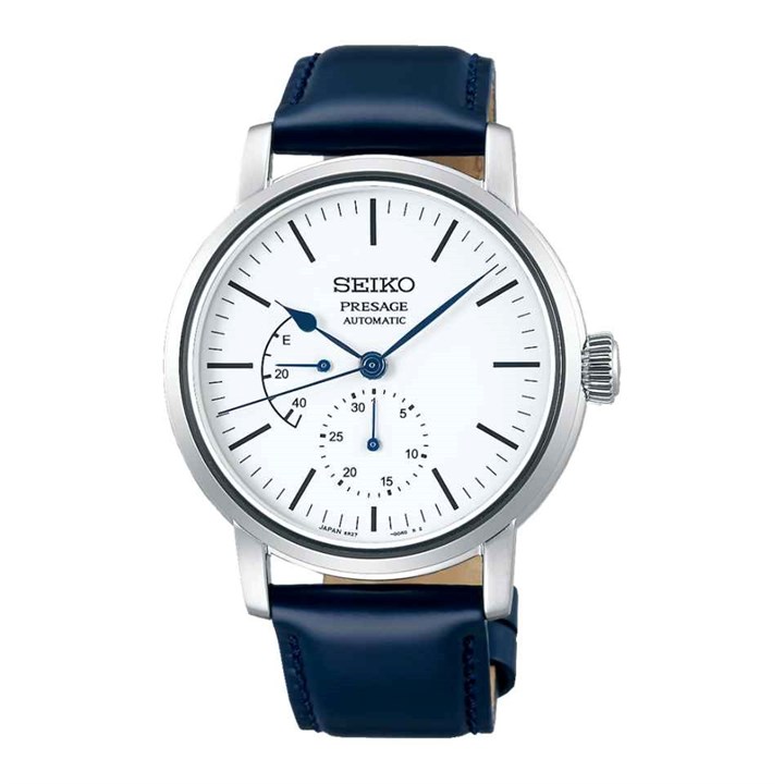 Seiko Presage SPB161J1 Automatic Blue Leather Strap Watch - W25476
