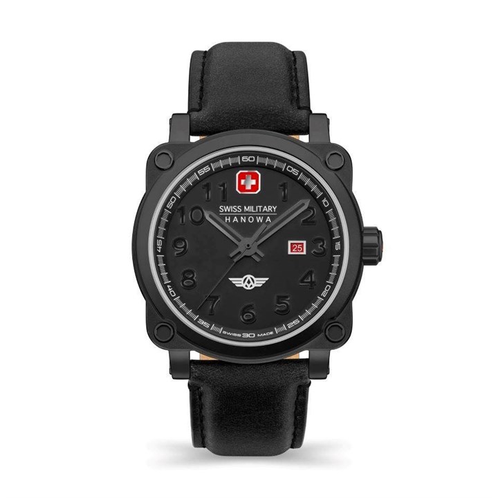 Swiss Military SMWGB2101330 Aerograph Black Strap Watch - W2665