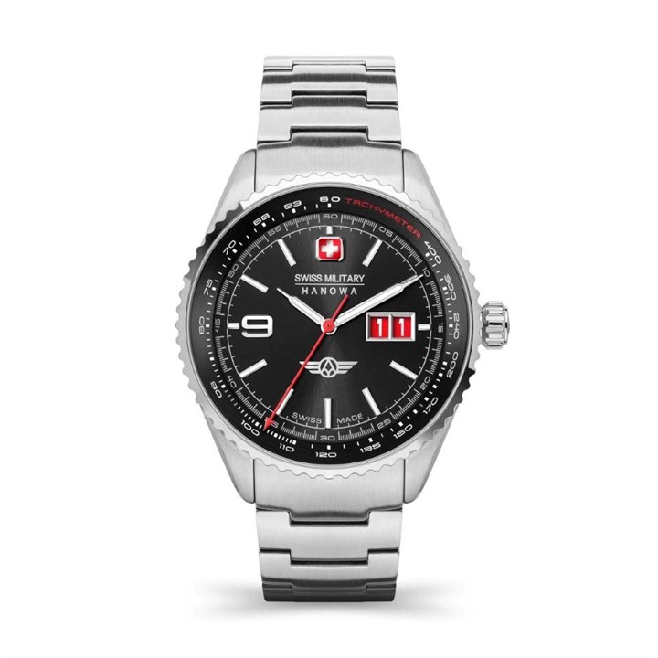Swiss Military SMWGH2101006 Afterburn Black Dial Bracelet Watch - W2668