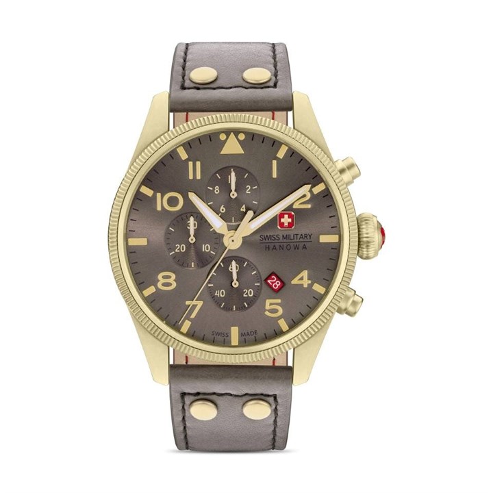 Swiss Military SMWGN0001182 Ocean Pioneer Black Silicone Diver's